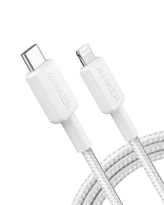 Anker 322 USB-C to Braided Lightning Cable 6ft