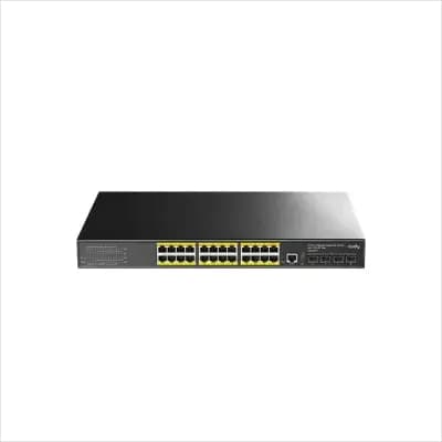 CUDY GS5024PS4 - 24 Port Gigabit PoE+ L3 Managed Switch