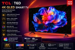 TCL 55T6D 55" 4K QLED Google TV