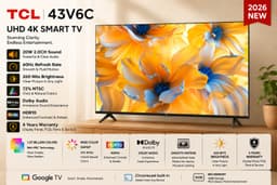 TCL 43V6C 43" UHD 4K Google TV