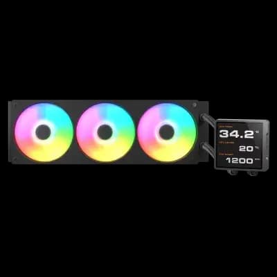 Cougar Poseidon Vistek Pro ARGB 360mm CPU Liquid Cooler - Black