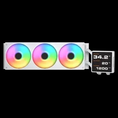 Cougar Posedion Vistek Pro ARGB 360mm CPU Liquid Cooler - White