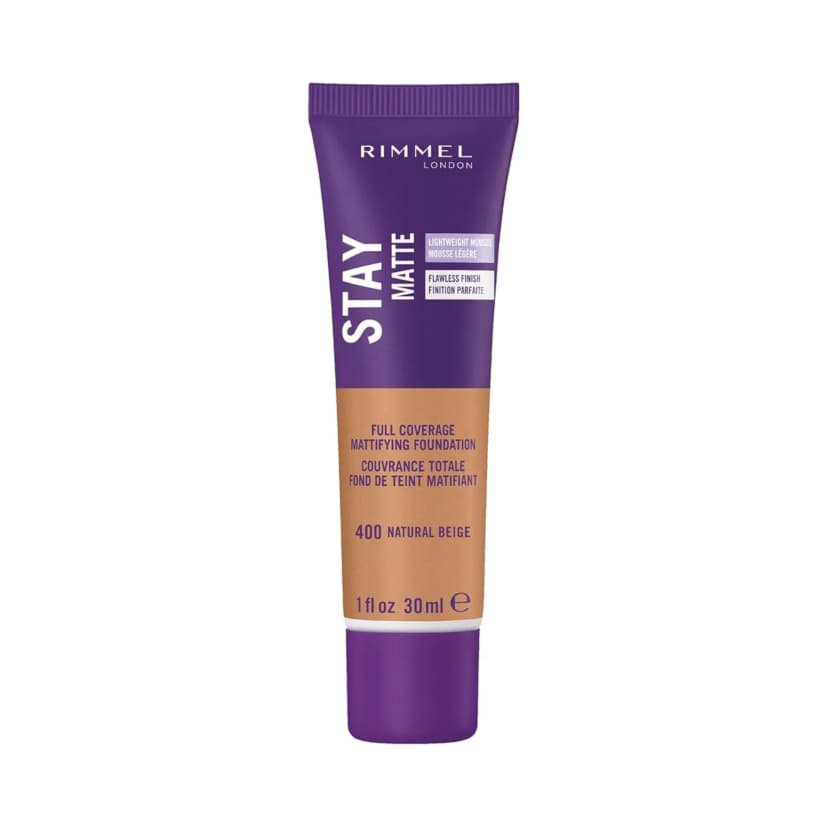 Rimmel Stay Matte Liquid Mousse Foundation 400 Natural Beige 30ml