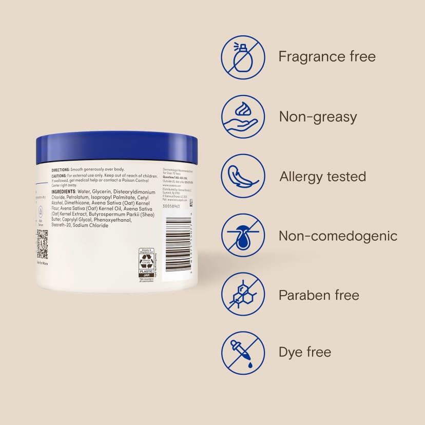 Aveeno Skin Relief Intense Moisturizing Cream Extra Dry Skin 311g