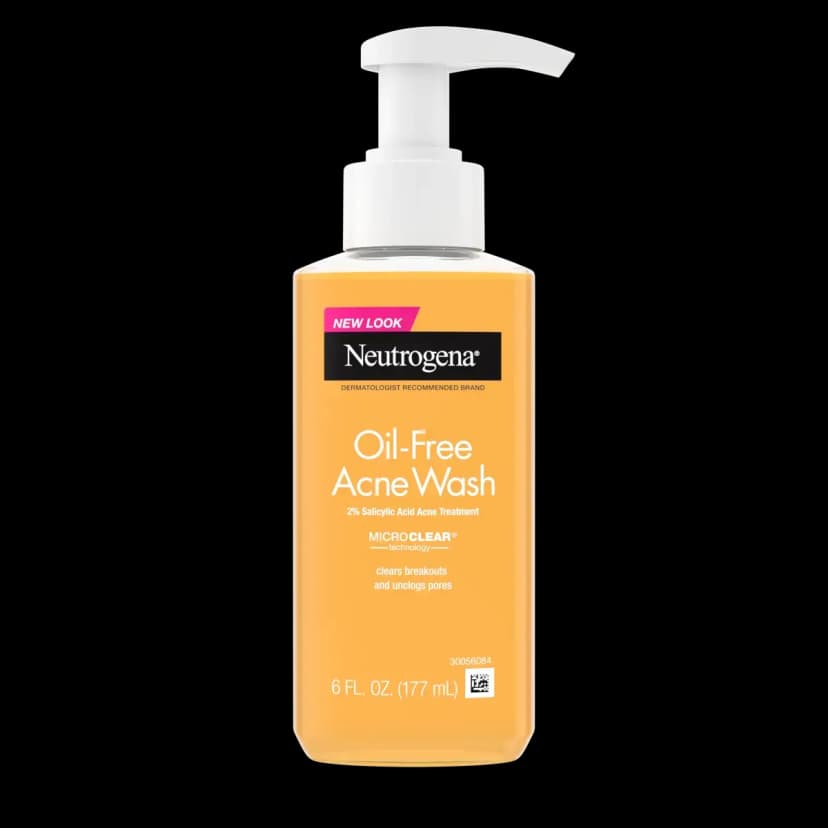 NEUTROGENA Oil-Free Acne Face Wash with Salicylic Acid Acne Treatment (177 ml)