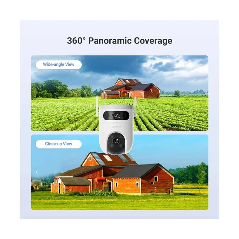 Ezviz CS-H9c Dual 3K 5MP+5MP PT WiFi Camera