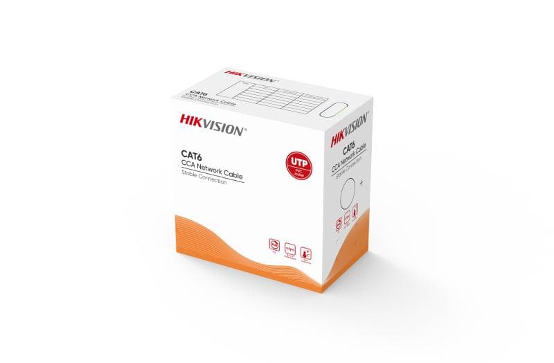 Hikvision DS-1LN6U-Z/CCA PVC 23AWG CCA Cat6 UTP Cable