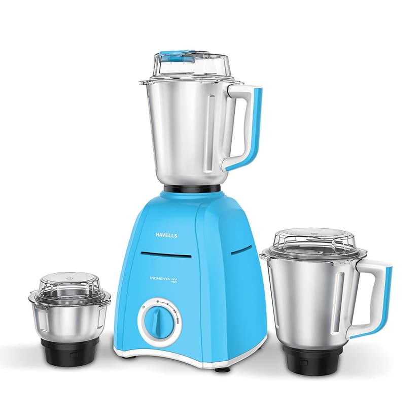 Havells Momenta NV 900W Mixer Grinder 3 SS Jars